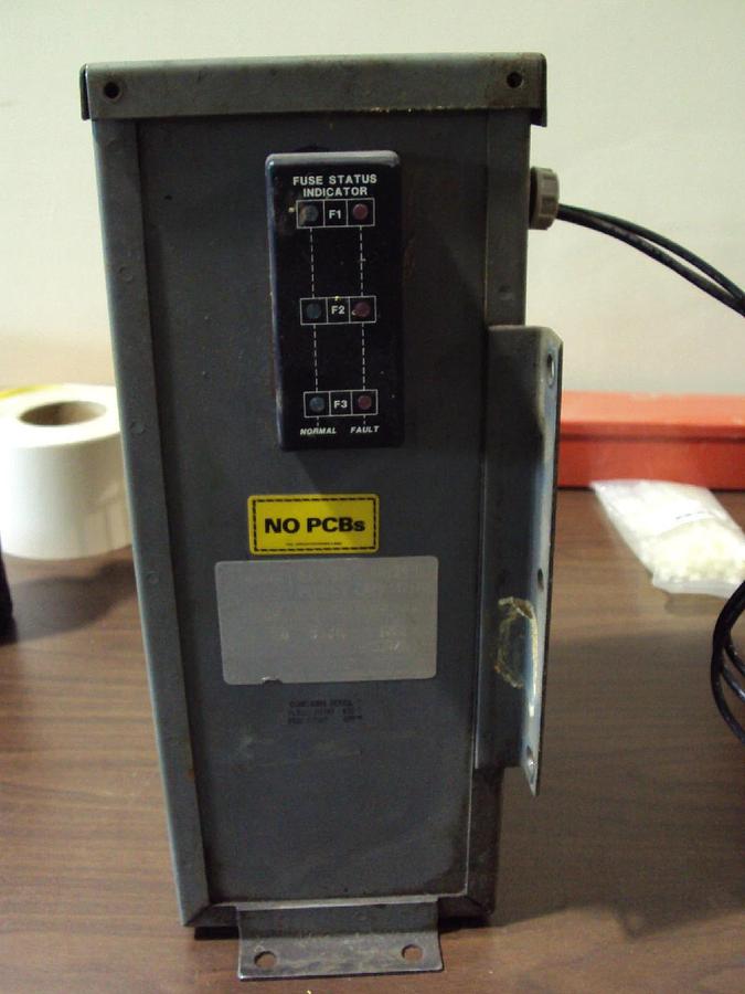 Used Sprague Eccol Unipak Power Capacitor 480 Volts 3 PH Ser. No. 170.230