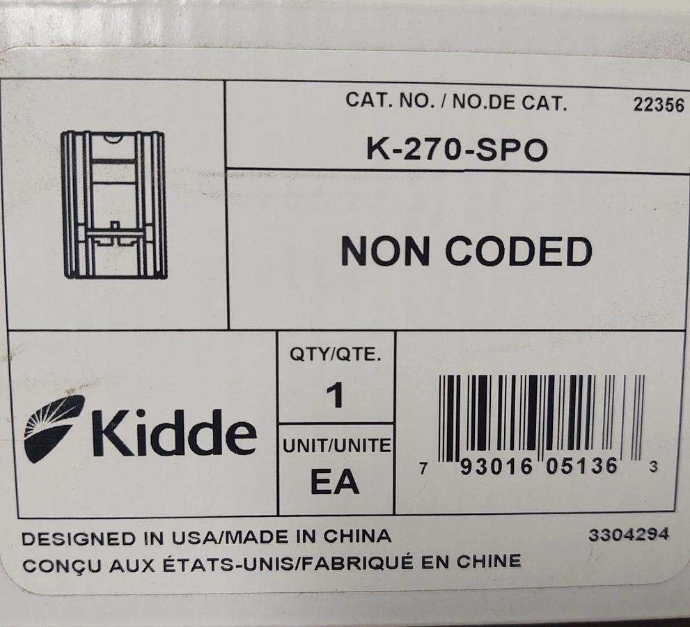 🔥(NEW) Kidde K-270-SPO Fire Alarm Station