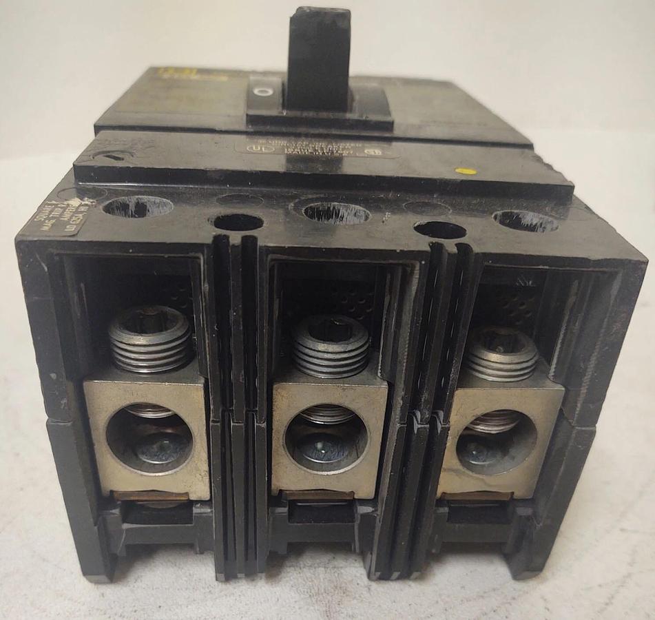 Used 🔥SQUARE D KAL36125 (RATED 50°C) 125A 600V 3P CIRCUIT BREAKER