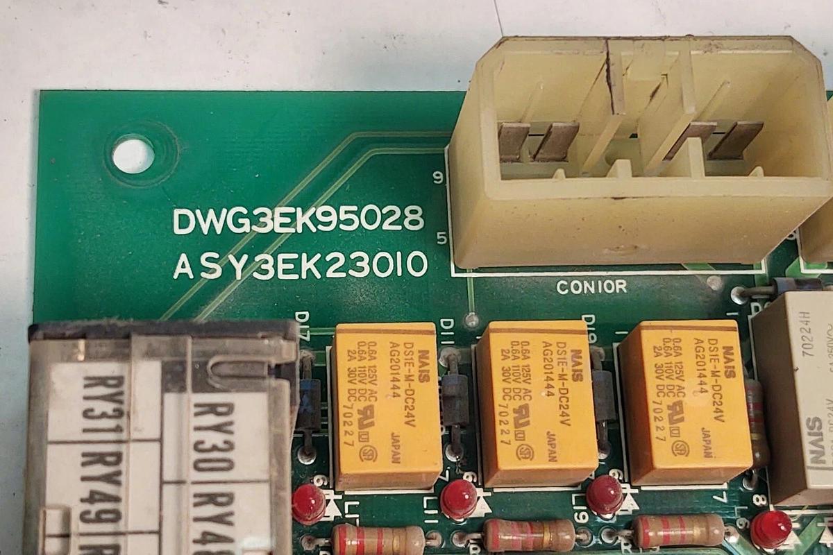 Used Mitsubishi PWB3A133216 ASY3EK23010 PLC Relay Circuit Board Module