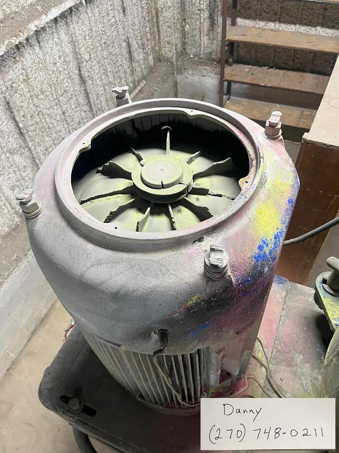 Used Henschel FM500 High Intensity Blender 500 Liter 100 hp with mezzanine stand