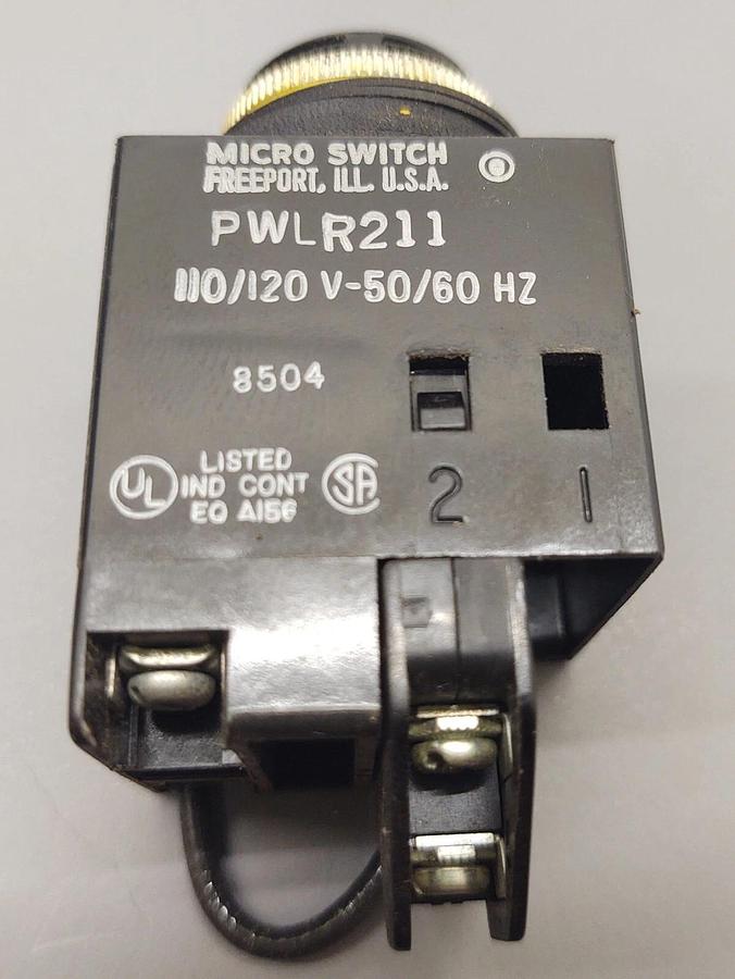 🔥(NEW) HONEYWELL PWLP213 MICROSWITCH PWLR211 PILOT INDICATING LIGHT 120 V