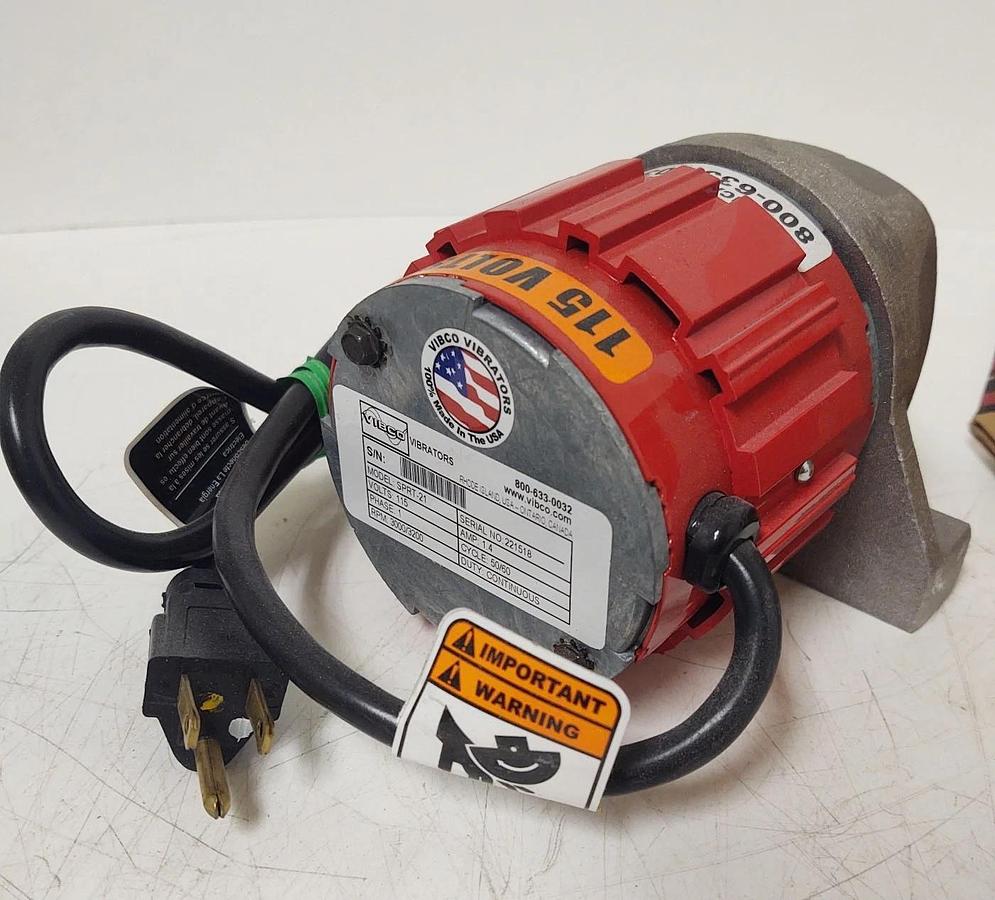 🔥NEW - VIBCO SPRT-21 Electric Vibrator, 0.6/0.24 A, 115Vac, 1 Phase