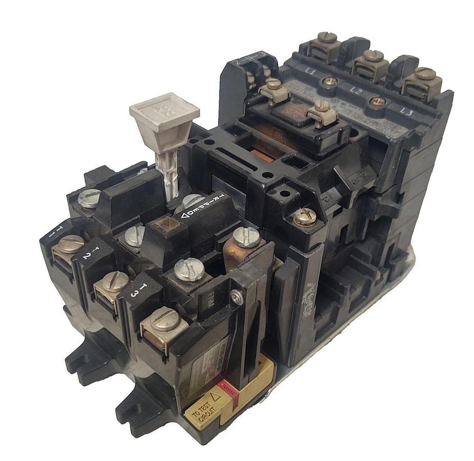 Used 🔥 ALLEN-BRADLEY 509-B0D SERIES B 595-A 120V Coil 42185-800-01 Size 1 Contactor