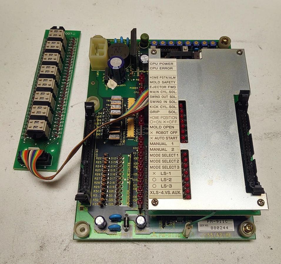 Used MITSUBISHI PC CIRCUIT BOARD CARD PM-911C PM911C JY331A218E CONAIR MARTIN