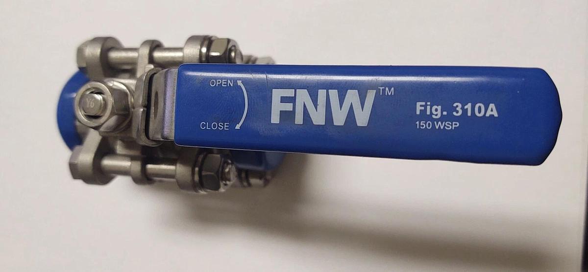 Lot (2) FNW 3/4K CF8M 10000CWP Weld On Ball Valves Fig. 310A 150WSP 3/4"