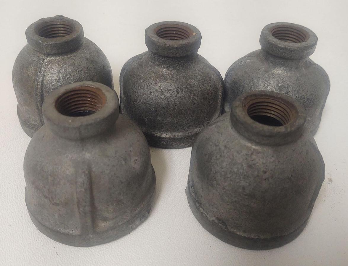 🔥 (5 PCS Lot) 1-1/2" x 1/2" Pipe Bell Reducer NPT