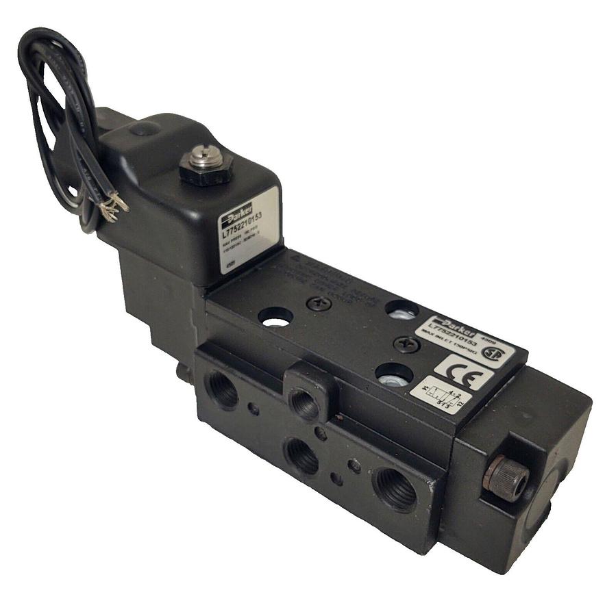 🔥NEW PARKER L7752210153 Pneumatic Air Valve 120-Volt Coil
