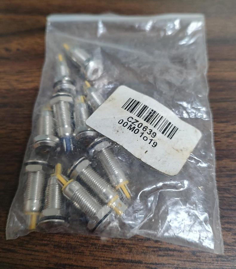 🔥Lot of 11 LED Panel Indicator Lights Amber