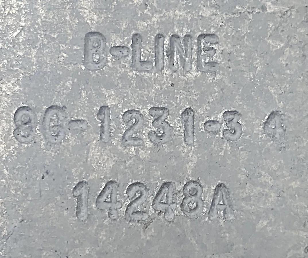 🔥 10 PCS  B-Line 9G-1231-3&4, 3 to 4", Hot Dip Galvanized, Cable Channel Hanger