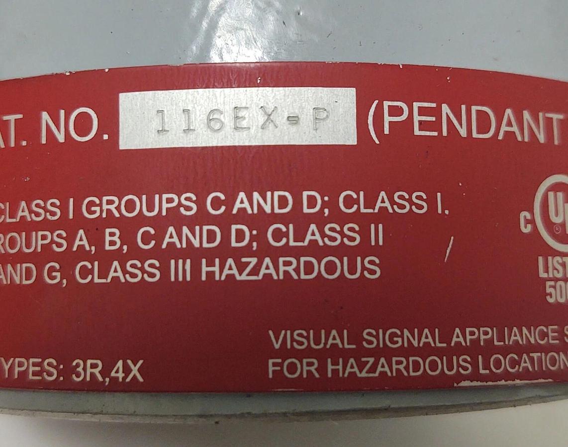 🔥NEW Edwards Signaling 116EX-P Explosion Proof Pendant Mounting Module, 3/4"