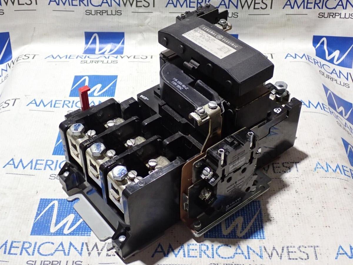 Used 🔥TESTED GE CR306E000AQA Motor Starter Contactor Size 3 120V Coil 600V 3PH