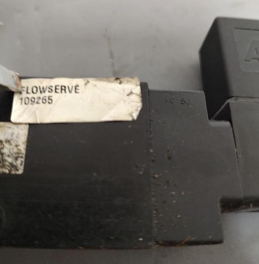 Used 🔥FLOWSERVE, D2023AAWR, DIRECT MOUNT SOLENOID VALVE, 120-V, 60-Hz, 150-PSI