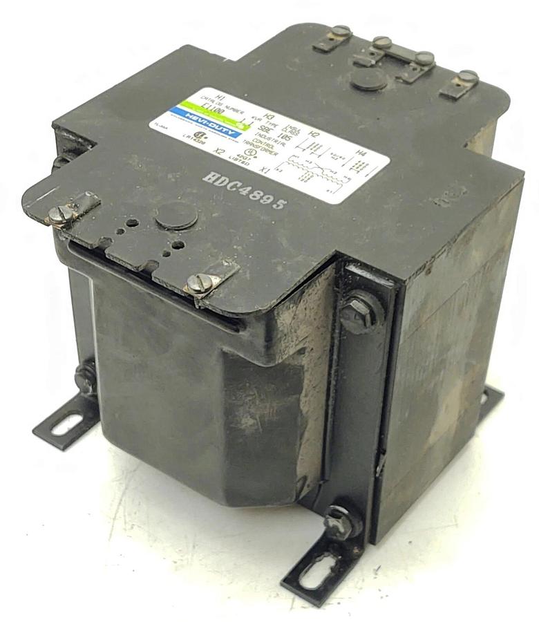 Used 🔥 EGS Hevi-Duty E1100 1.1 SBE 105 Control Transformer 220-480 to 110-120
