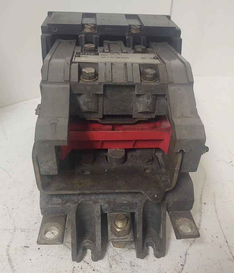 Used 🔥TESTED FPE 4102C SIZE 5 MOTOR STARTER CONTACTOR 600 VAC 200 HP 120V COIL