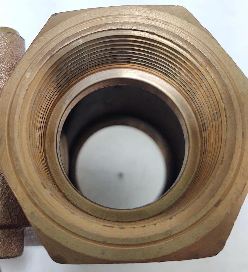 🔥 NEW- CRANE VALVE P/N: 1707S 1-1/2" Bronze Swing Gate Check Valve 125S 200CWP