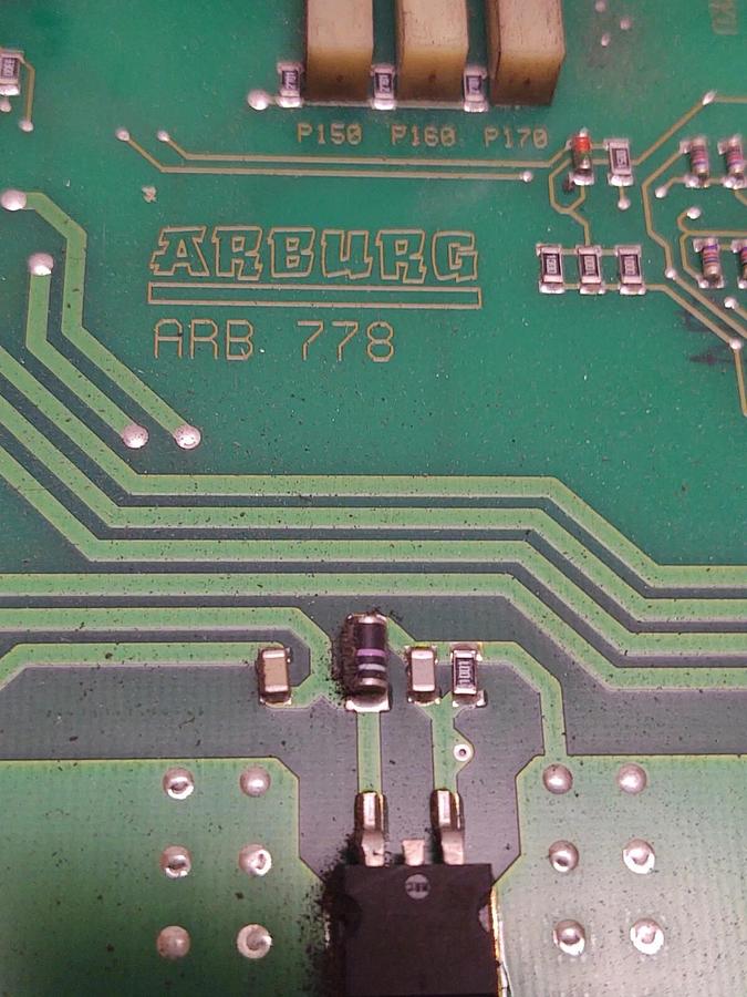 Used Arburg ARB 778 Control Card Circuit Board From Plastic Injection Press