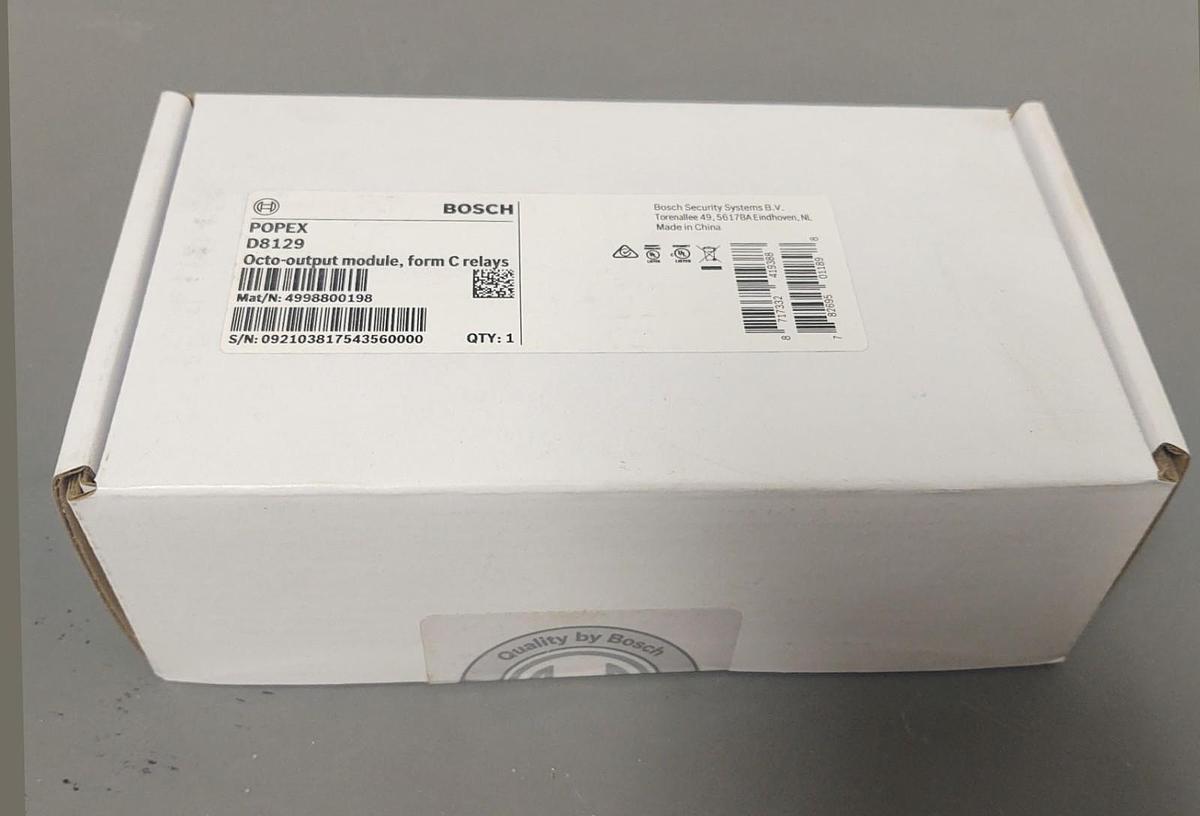 🔥(NEW SEALED) BOSCH POPEX D8129 OCTO OUTPUT MODULE FORM C RELAYS