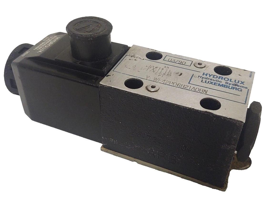 🔥NOS HYDROLUX Hydraulic Valve V-WE42P06321A0BN  24V Coil