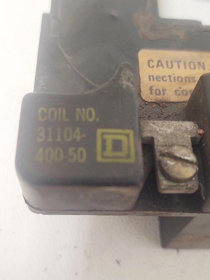 Used 🔥TESTED SQUARE D 31104-400-50 MAGNET COIL SIZE 7