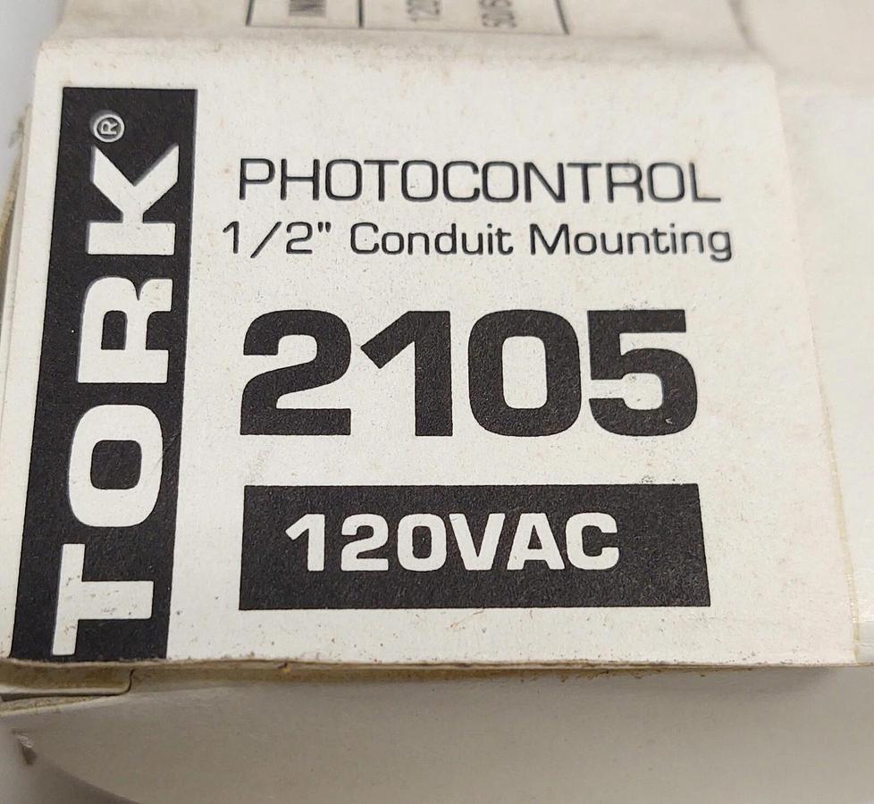 🔥 2 PCS NEW Tork Model 2105 Photoelectric Eye Control 120VAC 50/60Hz 25A/3000VA