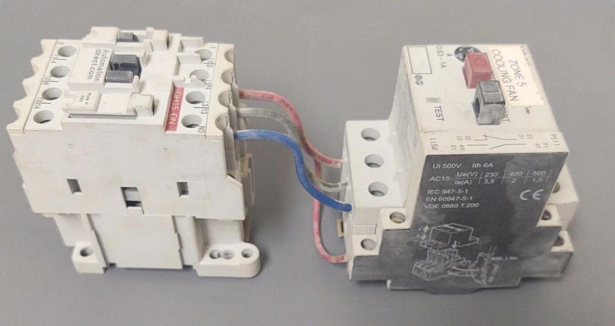 Used 🔥Automation Direct Contactor GH15DN & Manual Starter MS25-100 Combo Used