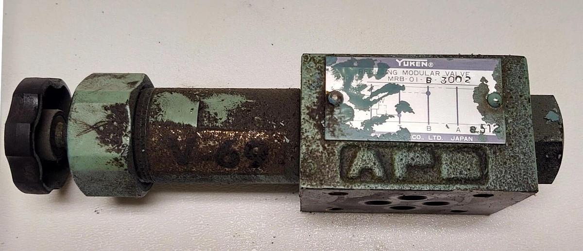 Used YUKEN MRB-01-B-3002 Reducing Modular Valve Free Shipping