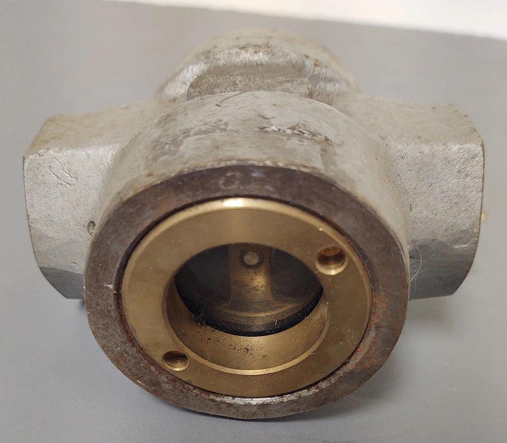 🔥ERNST 1/2" NPT Sight Glass Flow Indicator Concentric PTFE Impeller E-57-CS-3