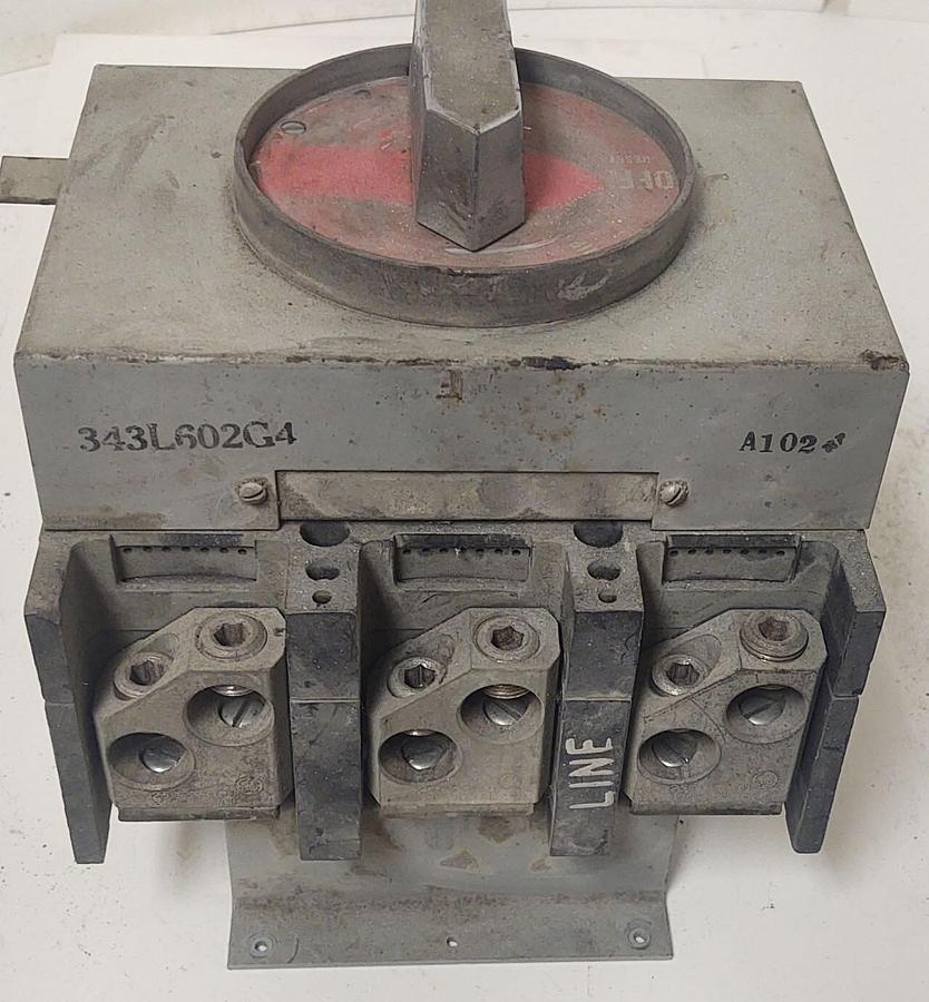Used 🔥 GE Rotary Machine Circuit Breaker 600 Amp, 600 Volts
