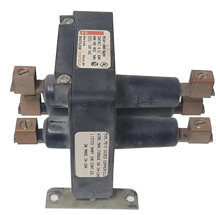 Used 🔥 WatLow MD30-1000  Mercury Relay "50A @ 600V" 120V Coil 60A Max