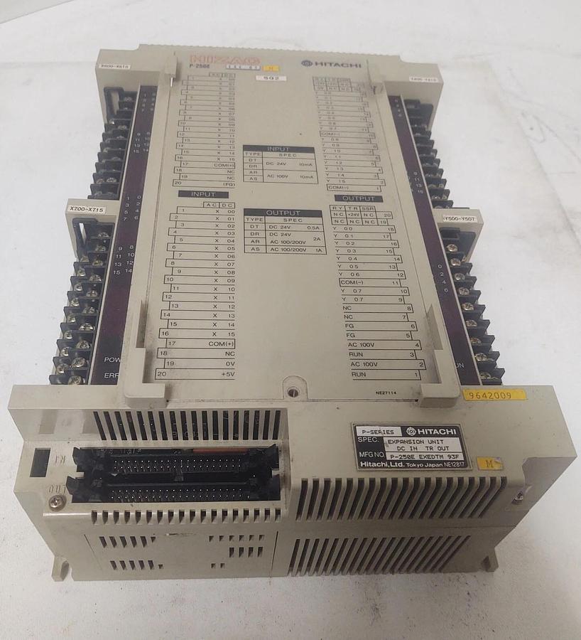 Used 🔥Hitachi P-250E Hizac Exezo Expansion Unit 24VDC Nice Condition