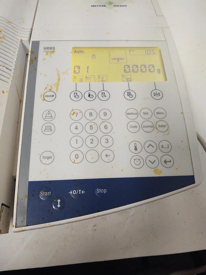 Used 🔥TESTED Mettler Toledo HR83 Halogen Moisture Analyzer Sample Heater #2