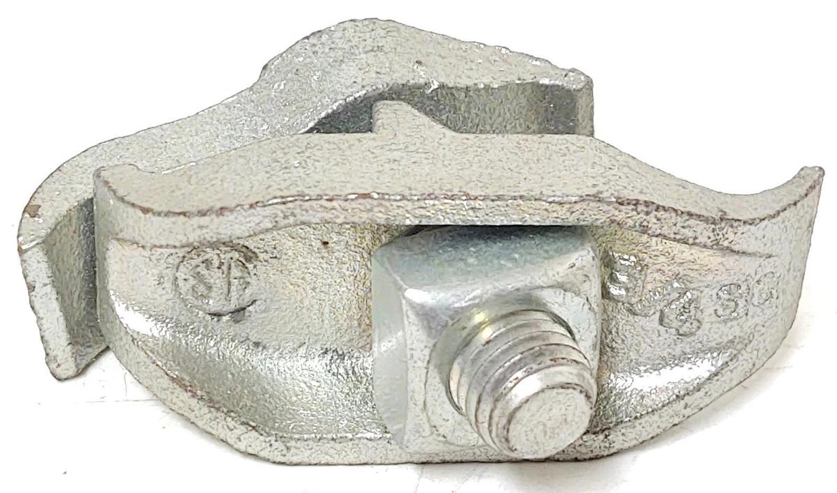 🔥 (9 PCS) 3/4 Crouse Cooper Eaton Zinc Plated Iron Parallel Beam Conduit Clamp