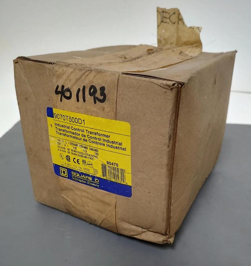 🔥NOS Square D 9070T500D1 Industrial Control Transformer