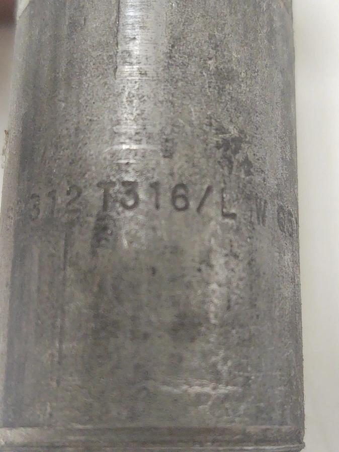 🔥(QTY 9) 1" x 4" Threaded NPT Pipe Nipple Sch 40 316L Stainless Steel