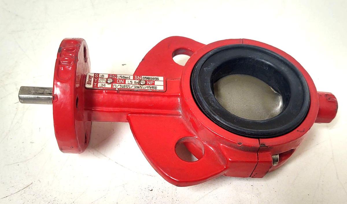Used 🔥BRAY CONTROLS 2.5" BCH 0038 PRC Wafer Butterfly Valve 316SS
