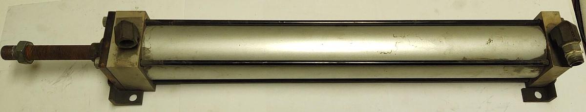 Used 150 PSI Mosier A0933B3-PP Pneumatic Air Cylinder 2.5" Bore 2-1/2 X 18