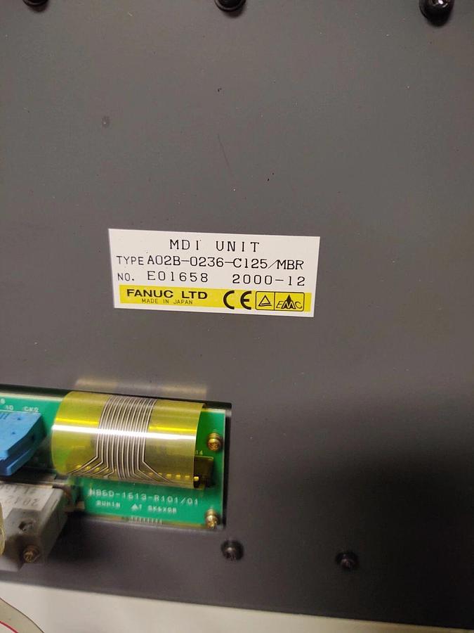 Used GE Fanuc Series 160i-M Panel/ Monitor Operator Control Panel VCM 2216 Bridgeport