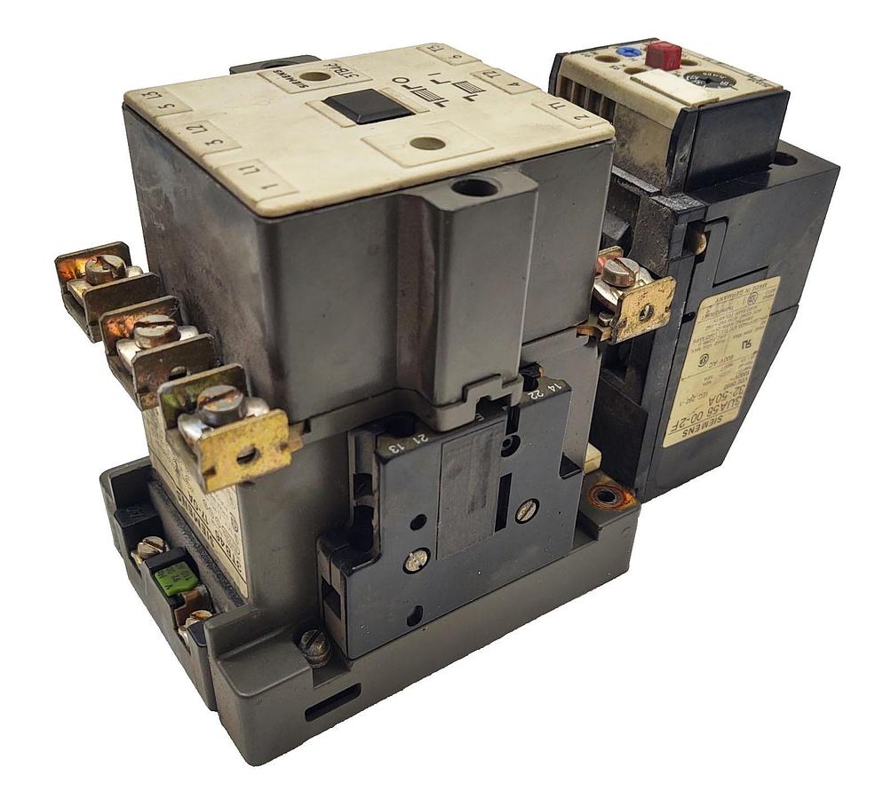 Used đŸ”¥Siemens 3TB46 17-0A Size 2 Starter with Overload, 110V Coil Motor Starter