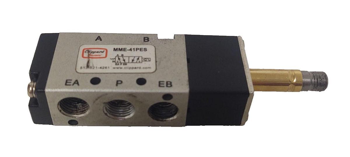 Used 🔥Clippard MME-41PES 5-Port 4-Way Solenoid Valve NO COIL