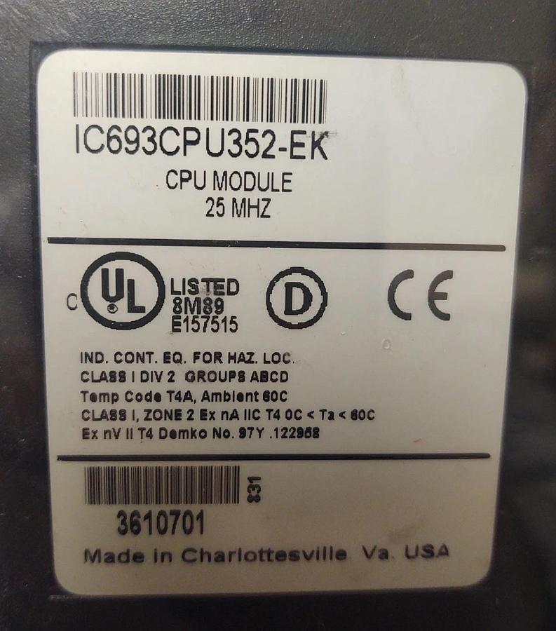 🔥GE FANUC IC693CPU364-EK New CPU Module