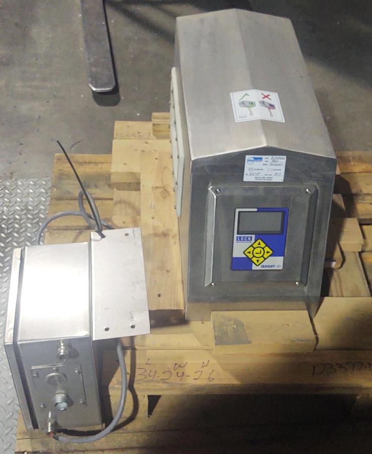 Used 🔥LOMA Lock Insight Inspections Systems Conveyor Metal Detector 9.75x3.75