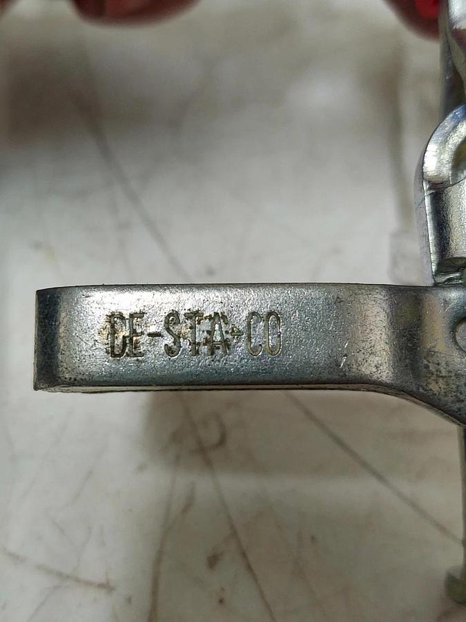 🔥QTY 2 - DE-STA-CO 202-U Toggle Clamp,Vert Hold,200 Lb,H 4.33 3CXW2