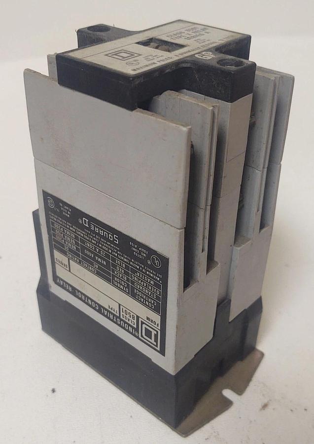 Used 🔥Square D Class 8501 Control Relay, Form GP Series A, 120V Coil Type XO 80
