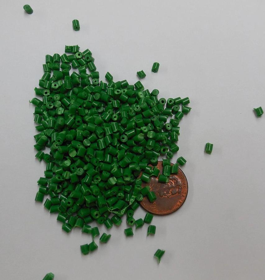 PP Plastic Pellets Polypropylene Resin Material Injection Molding JD Green 10 Lb