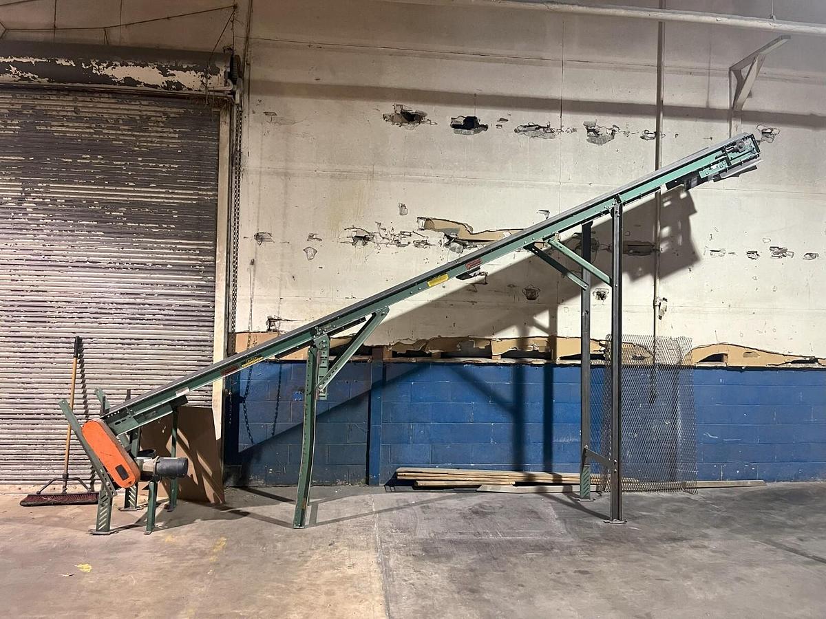 Used Roach conveyor Slider belt 19' long 20" wide