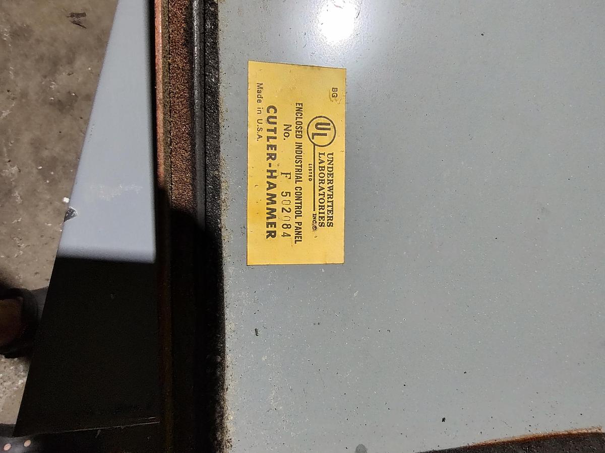 Used Cutler Hammer Motor Starter Disconnect Enclosure with Control Transformer