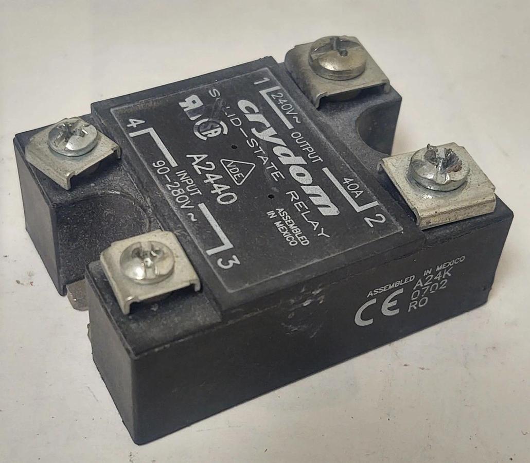 Used 🔥Crydom SSR A2440 Solid State Relay 240VAC 40A