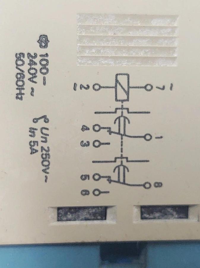 Used 🔥Omron H3CR-F8-300 timer relay H3CRF8300 with Socket Base