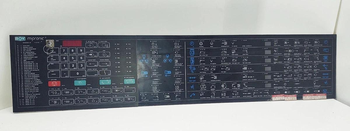 Used 🔥TESTED Boy Plastic Molding Machine MIPRONIC H8R1 Operator Control Panel NICE